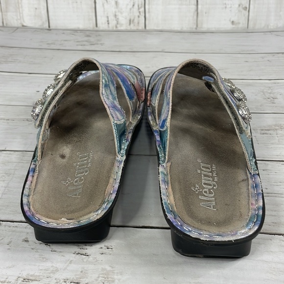 Alegria Venice Impressionista Pastel Watercolor Look Sandals Size 8-8.5 - Picture 4 of 13